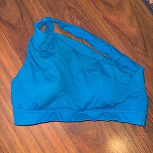 KIAVA Vibrant Blue One-Shoulder Bikini